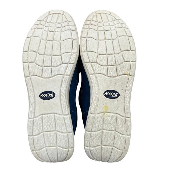 Axxiom Shoes for Life Bally Blue Moccasin Loafer Slip-On Flats Size 9.5 - Picture 3 of 7